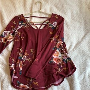 Long sleeve blouse